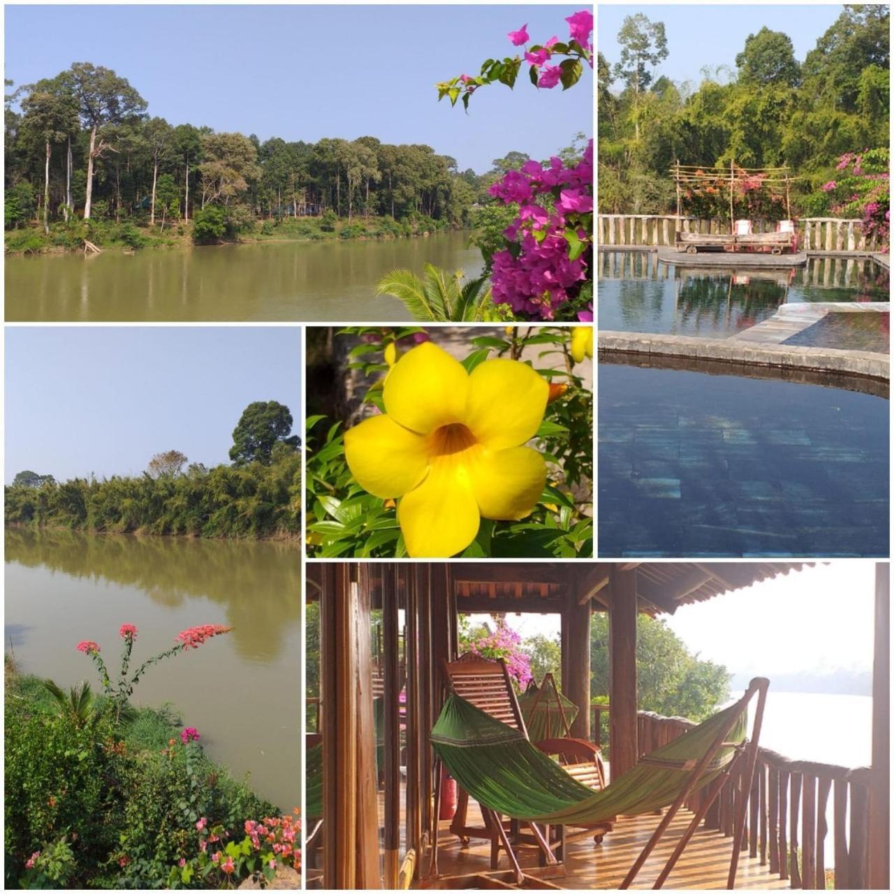 Green Bamboo Lodge Resort Cat Tien Kültér fotó