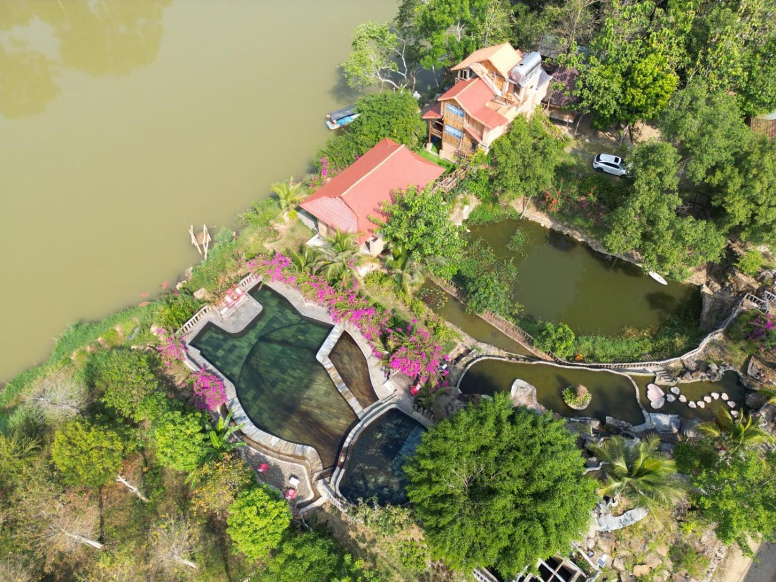 Green Bamboo Lodge Resort Cat Tien Kültér fotó