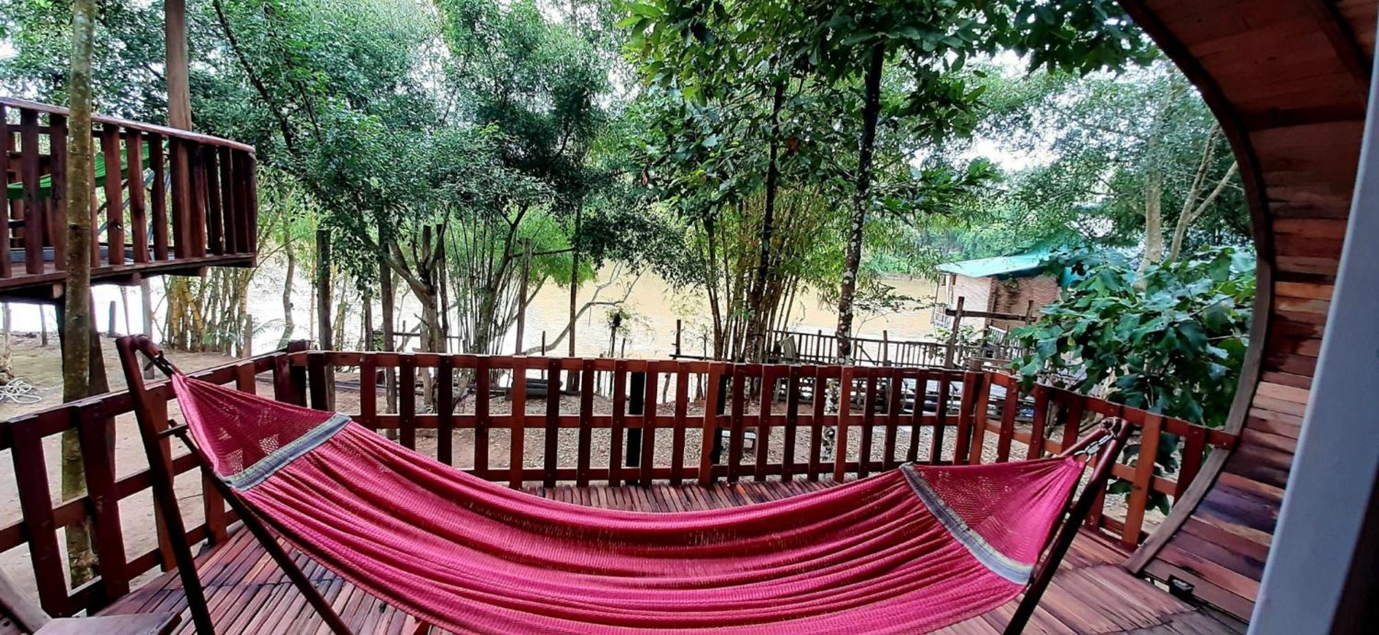 Green Bamboo Lodge Resort Cat Tien Kültér fotó